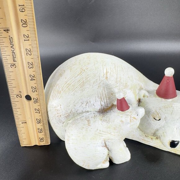 Tim Coffey Polar Bear Holiday Figurine 2007 Demdaco The Nature of Christmas VTG - Picture 2 of 11